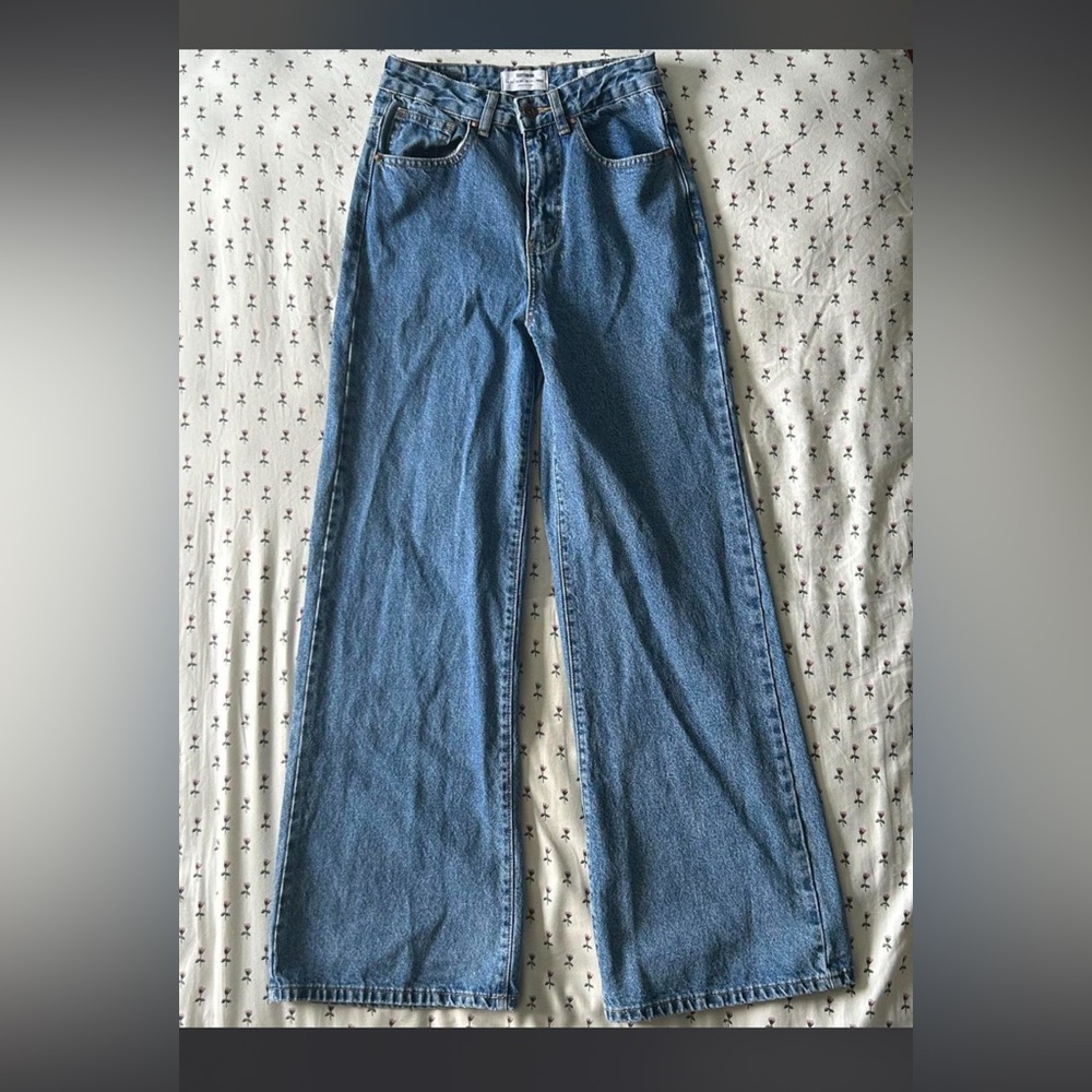 Cotton On Denim Wide Leg Pants